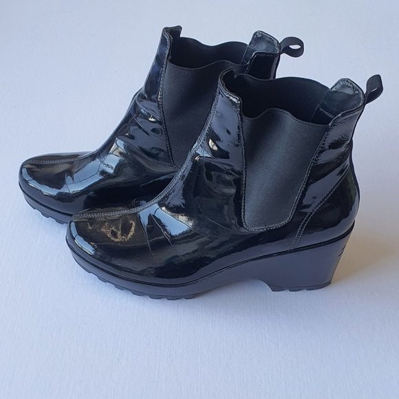 Patent leather ankle boots - Picture 1 of 1